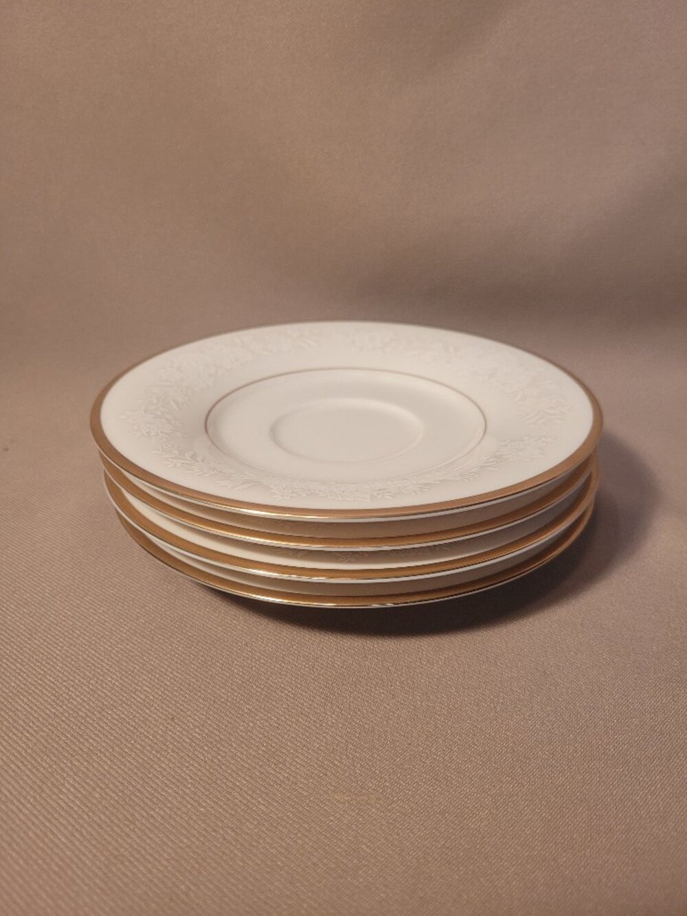 Noritake Royal Britannia (Lot of 4) Saucers Only (6")